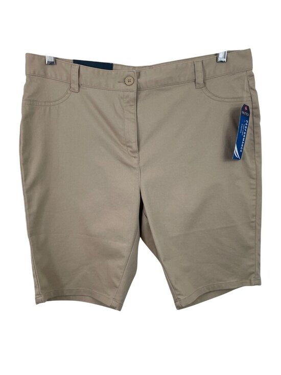 Nautica Pants - Nautica School Uniform Stretch Bermuda Khaki Shorts Girls Size 15